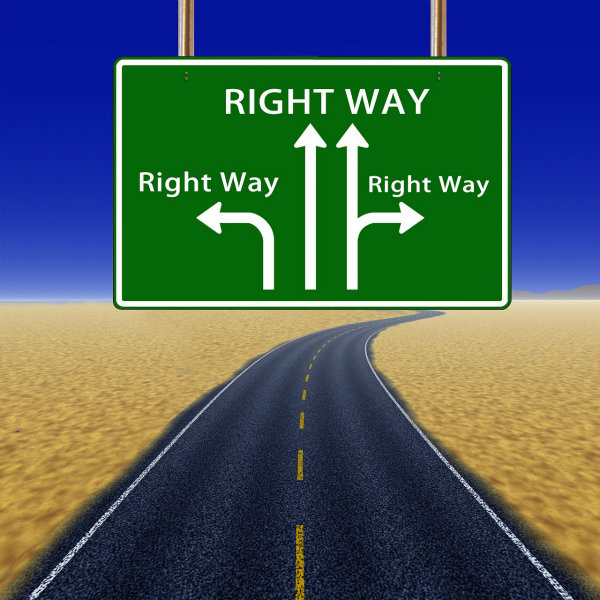 many right way roads
